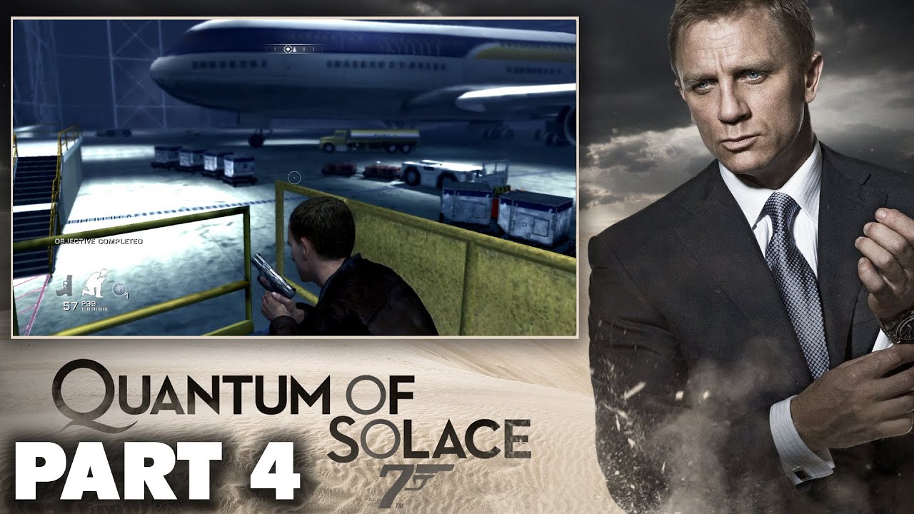 007 Quantum of Solace (PS3 Gameplay) | PART 4 | AIRPORT