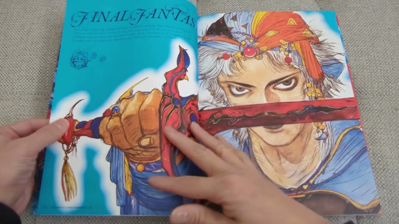 Yoshitaka Amano: Illustrations: Book (flip through)