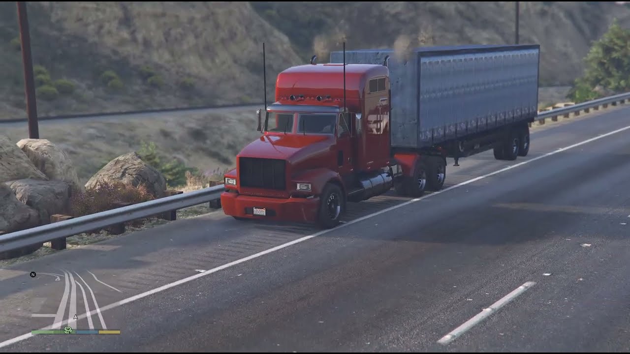 Driving truck with FPP in GTA V / feels like real / #gta5 #grandtheftauto5gameplay #ps5 