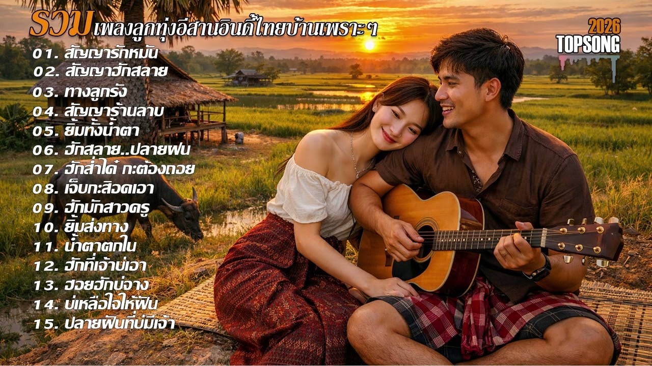 รวมเพลงลูกทุ่งอีสานอินดี้เพราะๆฟังสบายๆ | Official Audio