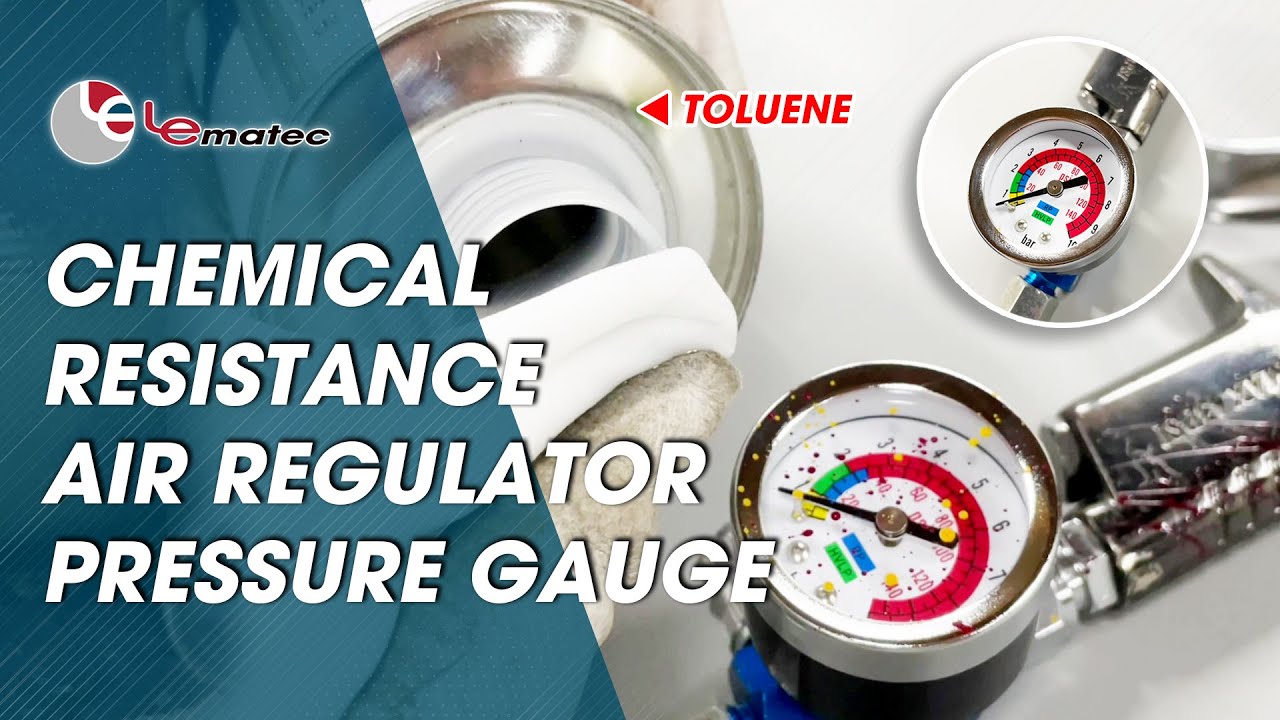 Is the LEMATEC Air Regulator Gauge Resistant to Chemicals? #spraygun #airtools #lematec