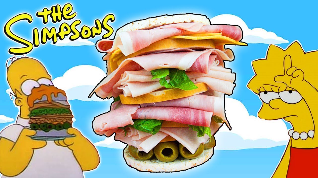 RECETAS ABSURDAS DE LOS SIMPSONS | SOLO 35 CALORÍAS! 🤣