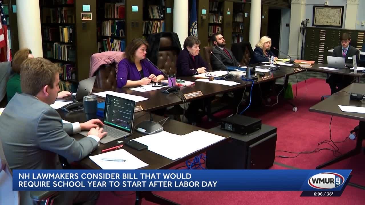 New Hampshire lawmakers consider bill that would require school year to start after Labor Day