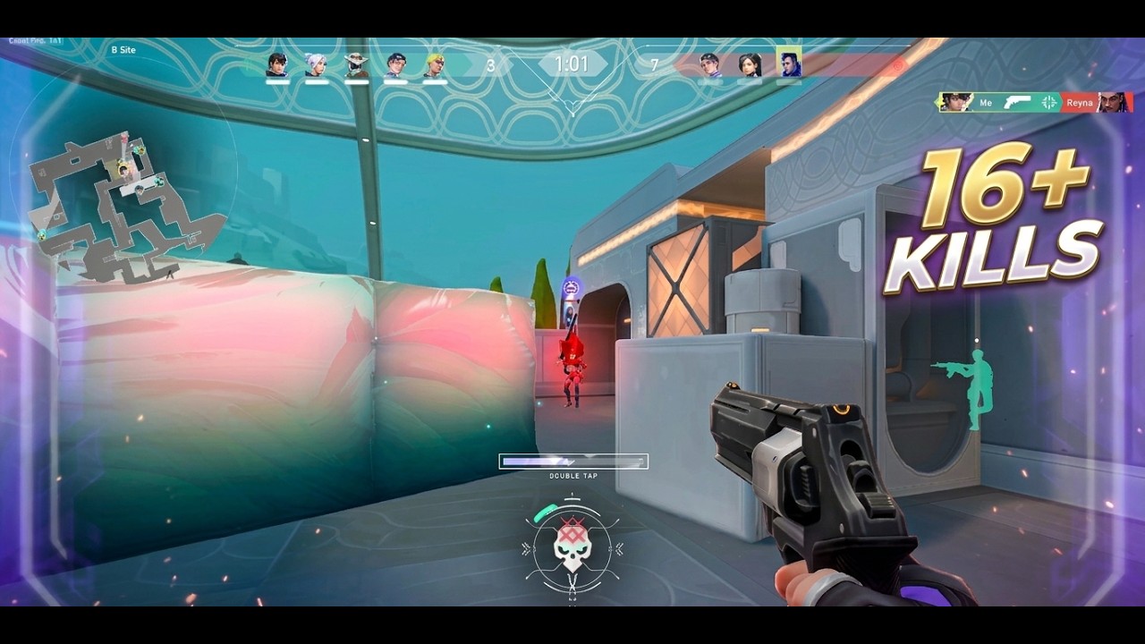 Full COMPETITIVE game silver VALORANT | 16+ kills #3