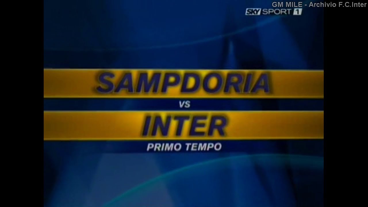 2007-08 (24^ - 24-02-2008) Sampdoria-INTER 1-1 [Cassano,Crespo] HLTS Sky