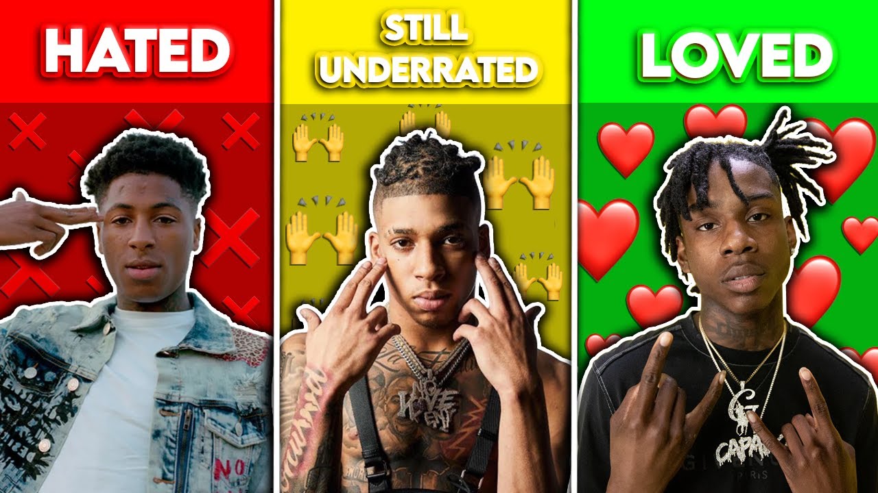 RAPPERS THAT ARE HATED ON VS RAPPERS THAT ARE STILL UNDERRATED VS RAPPERS THAT ARE LOVED