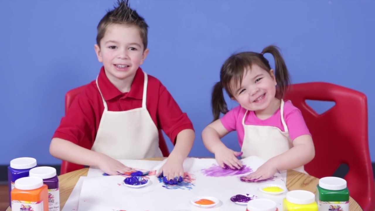 Color Splash!&reg; Washable Finger Paints