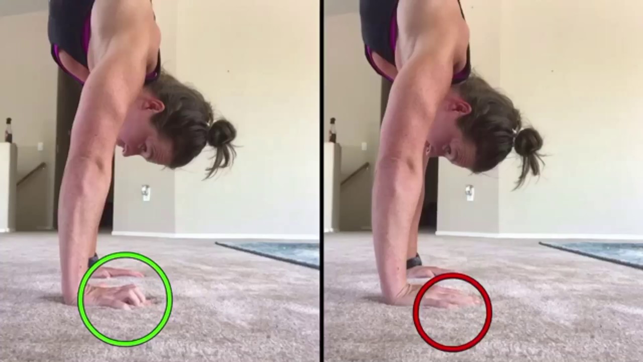 Do this, not that: Handstands and finger / hand position