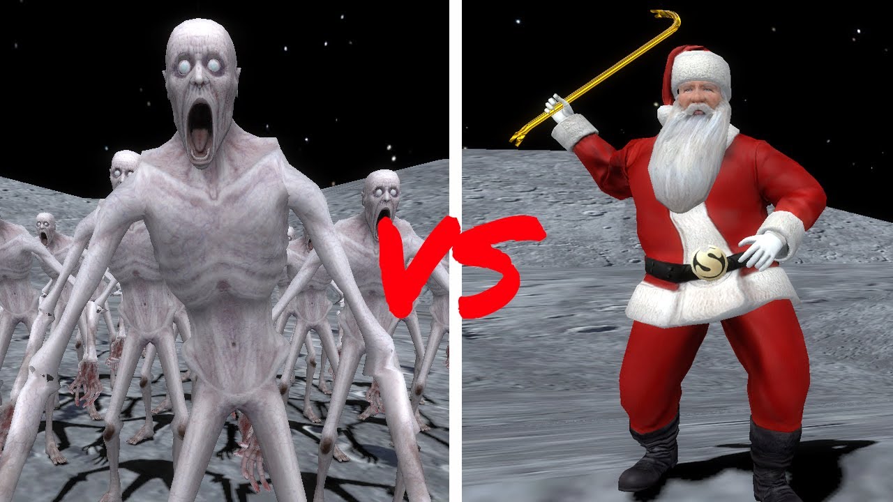 OLD SANTA VS NEW SCP-096 in Garry's Mod! 😱| part-2
