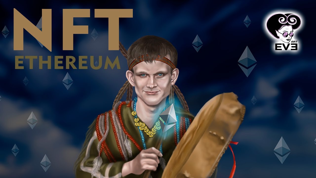 NFT art. Vitalik Buterin. Ethereum. Animation
