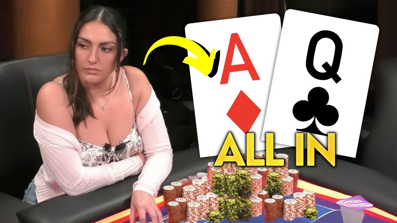 POKER Goddess ALL IN for $57,000 at Thrilling Live Cash Game