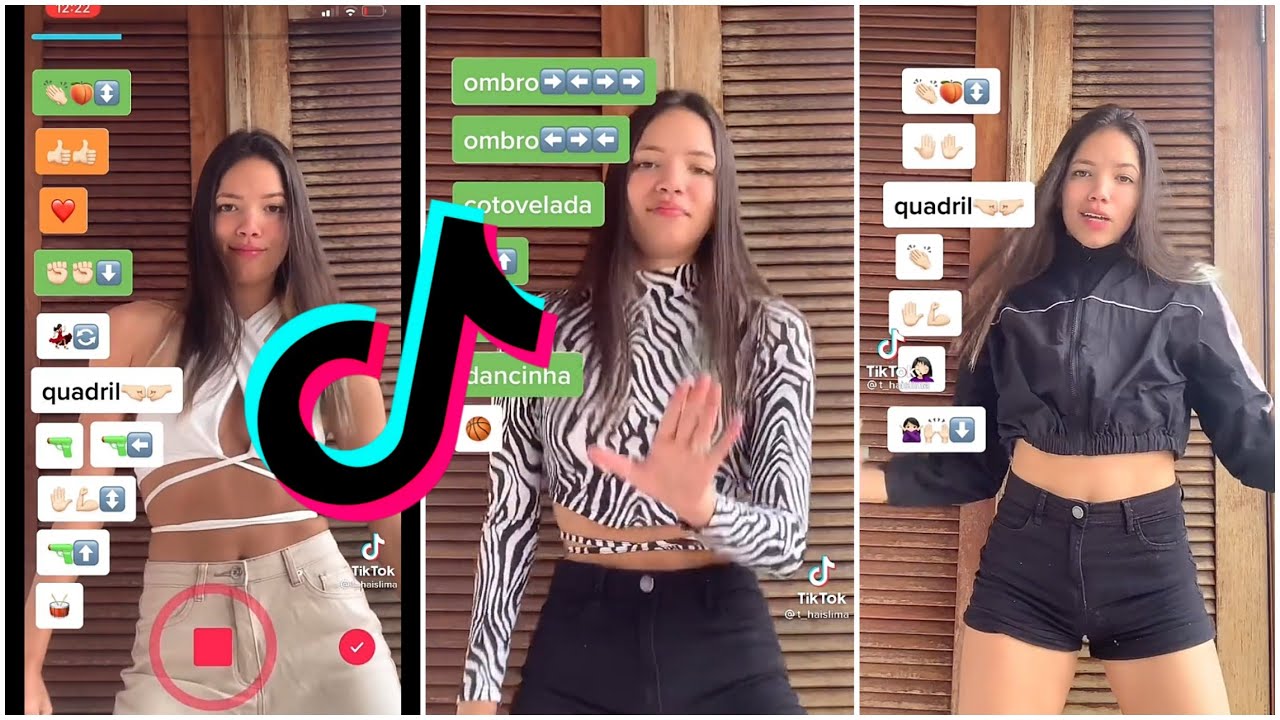TUTORIAL DE DANÇINHAS DO TIKTOK DA Thaís Lima|2021 #3