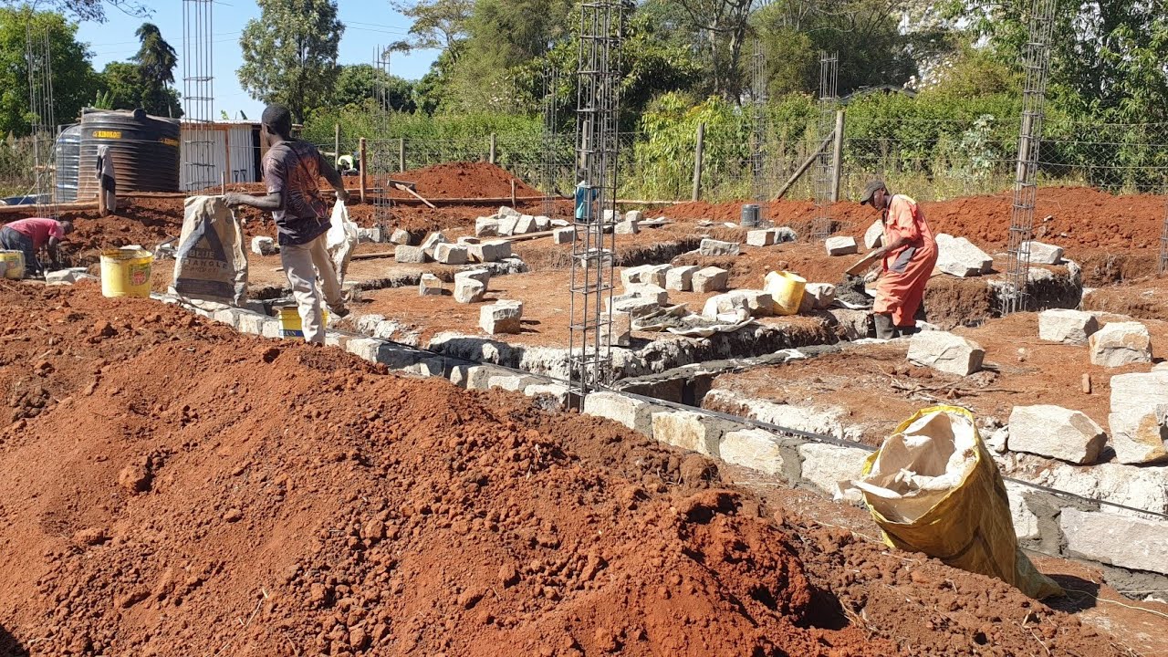 Strong House Foundation That Can Last You 100yrs. Dream House🤗