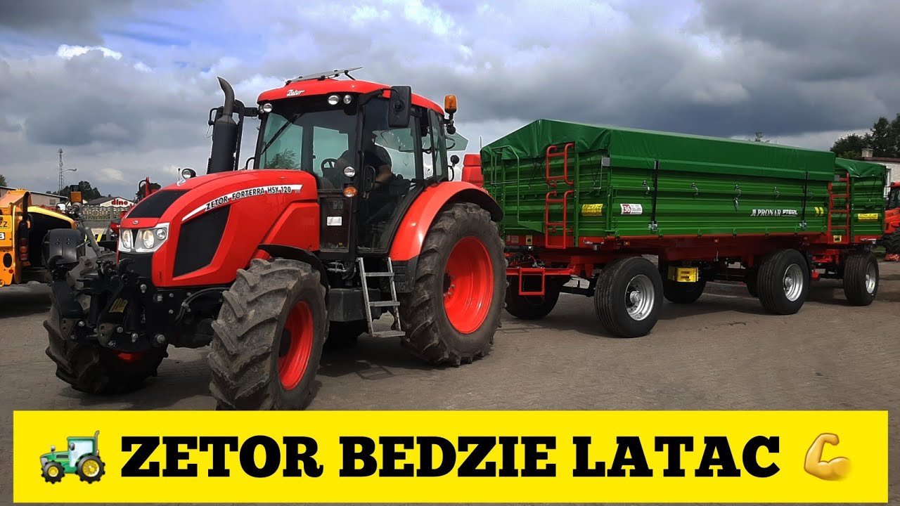 Zetor Forterra HSX 120 odbiera [NOWE NABYTKI] - Przyczepy PRONAR PT612L #nowość na ŻNIWA 2022