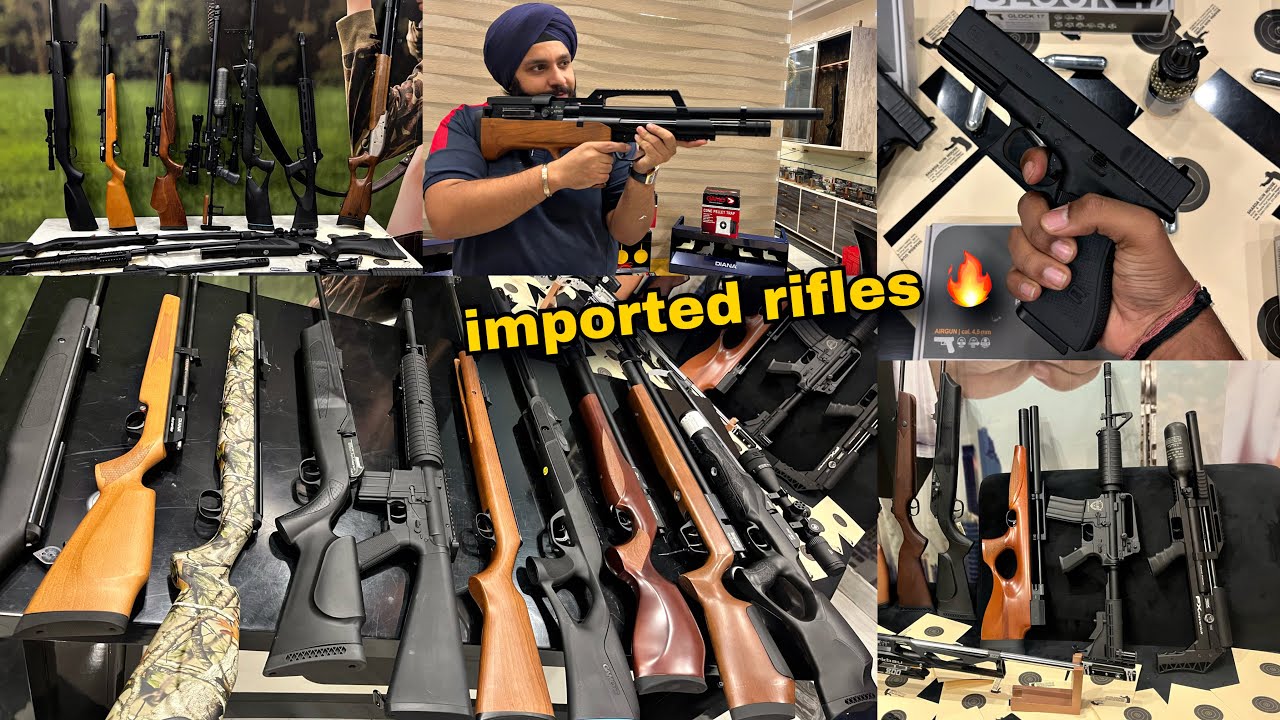 Imported AIR GUNS RIFLES Collection 😍 [ Pubg Rifles, Imported Rifles]#india #shooting #practice