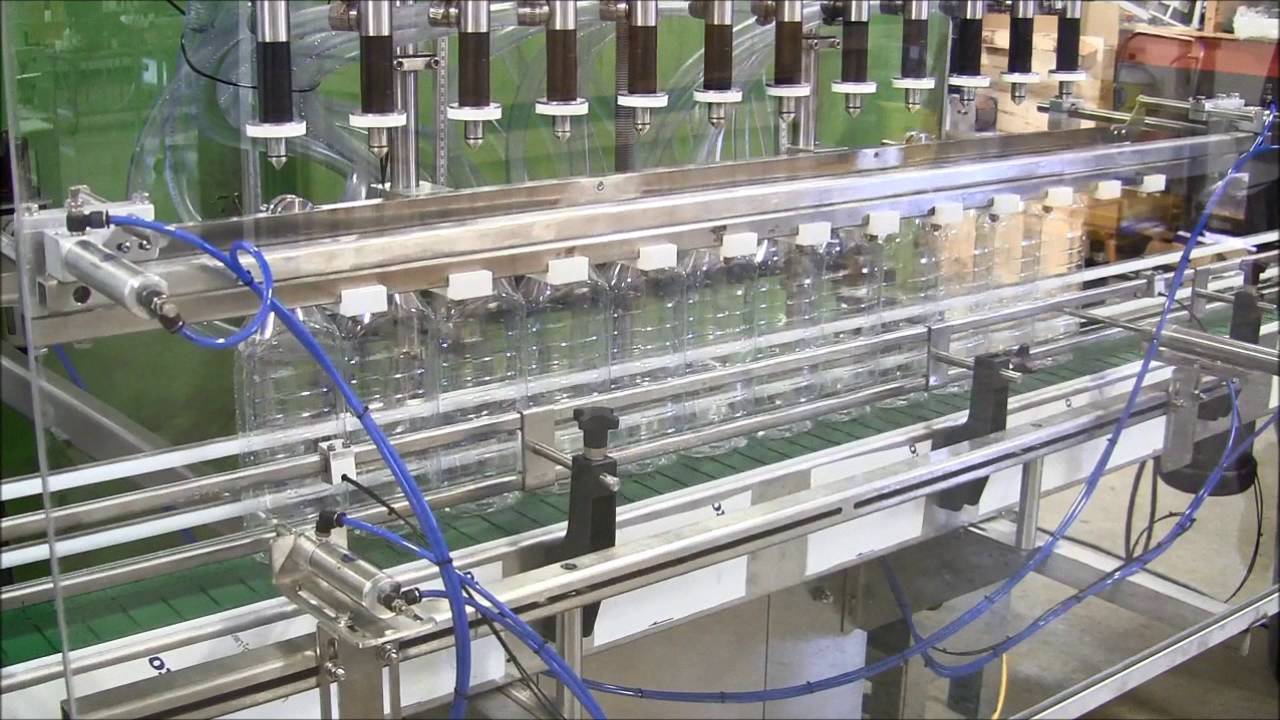 JDA Automatic Pressure Overflow Liquid Bottle Filling Machine  USA Canada