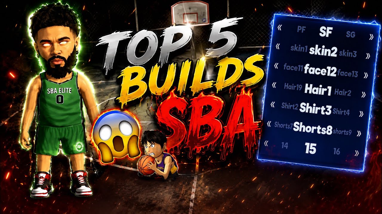THE BEST TOP 5 BUILDS IN SBA🫣🫣