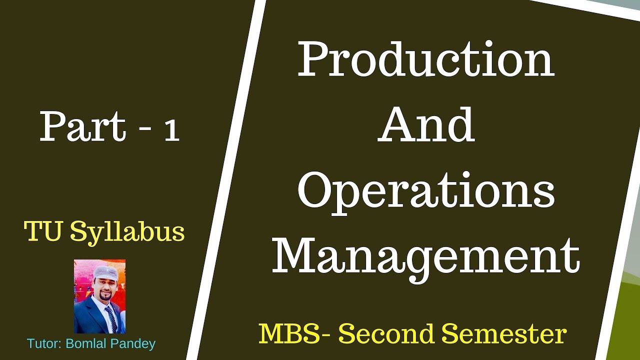 Transportation | Production And Operation Management | MBS Second Semester | Part - 1 | TU