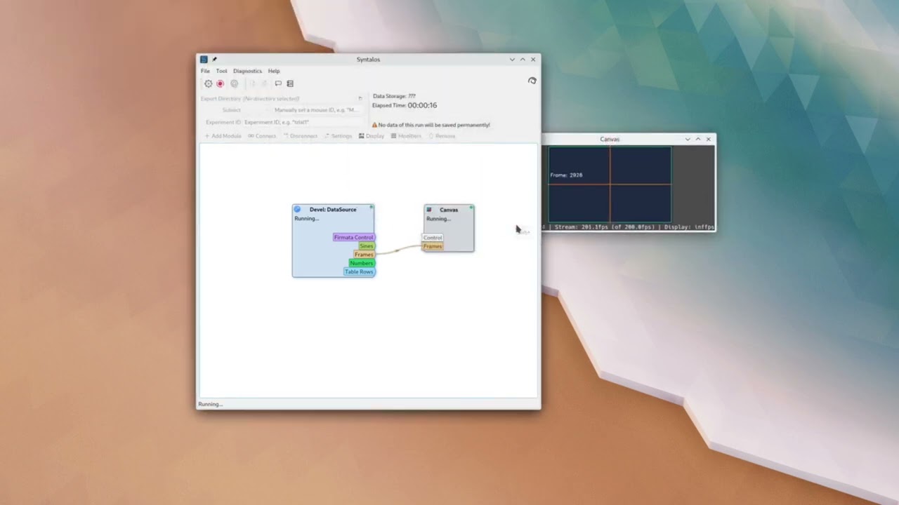The Syntalos User Interface - A Short Introduction