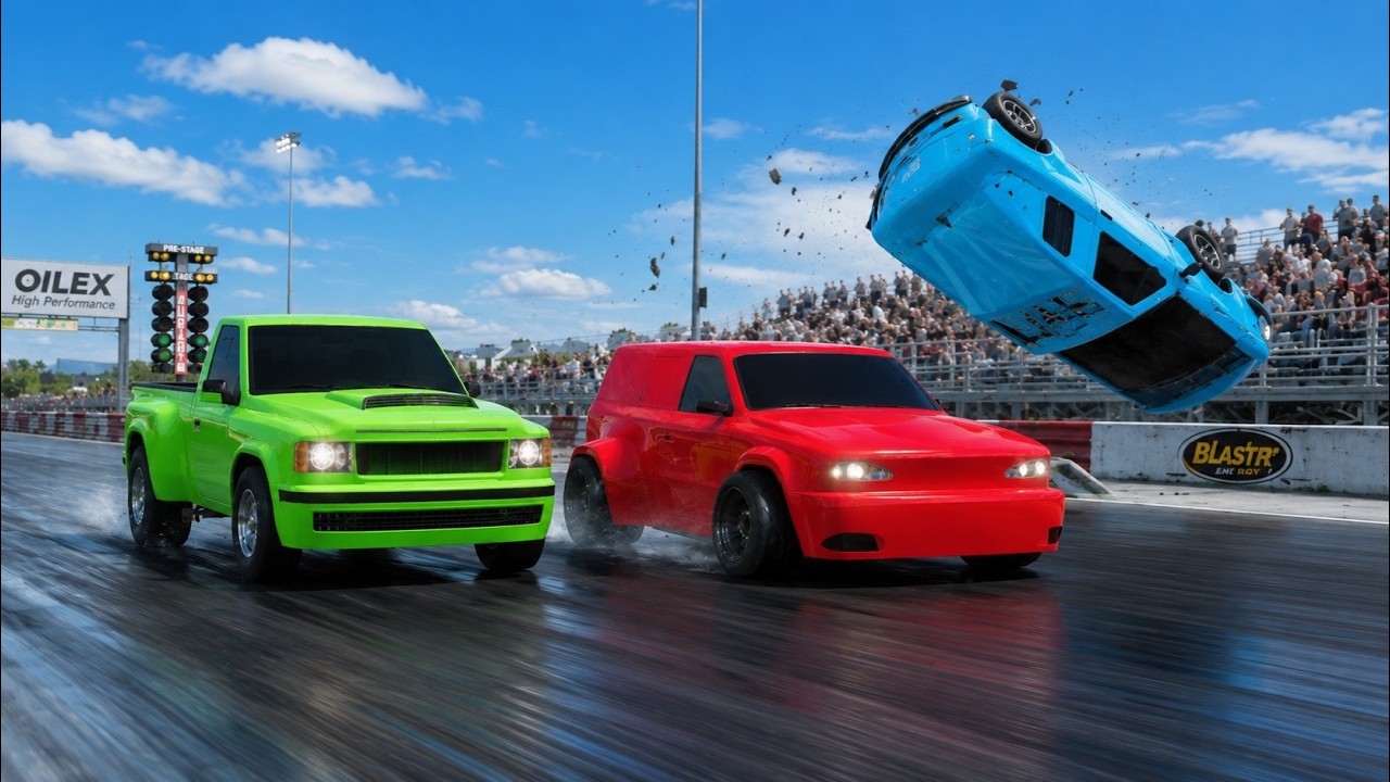 Построили ДРАГСТЕРЫ БЕЗ ОГРАНИЧЕНИЙ и устроили гонку в  AUTOMATION x BEAMNG