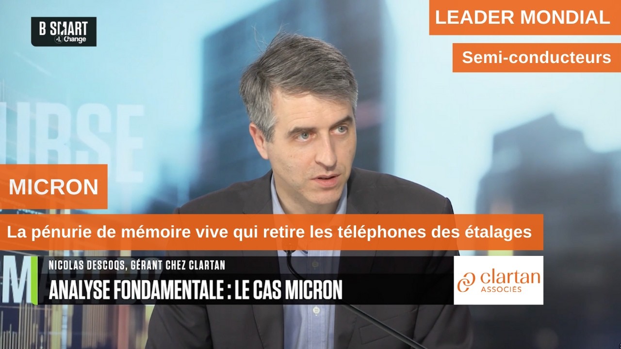 MICRON, la pénurie de mémoire vive qui retire les téléphones des étalages