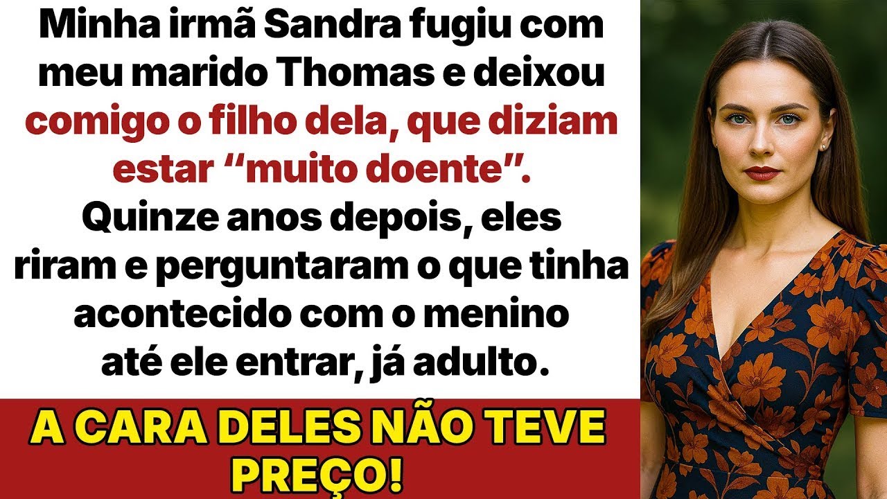Minha irmã fugiu com meu marido e me deixou o filho doente dela  Quinze anos depois, voltaram