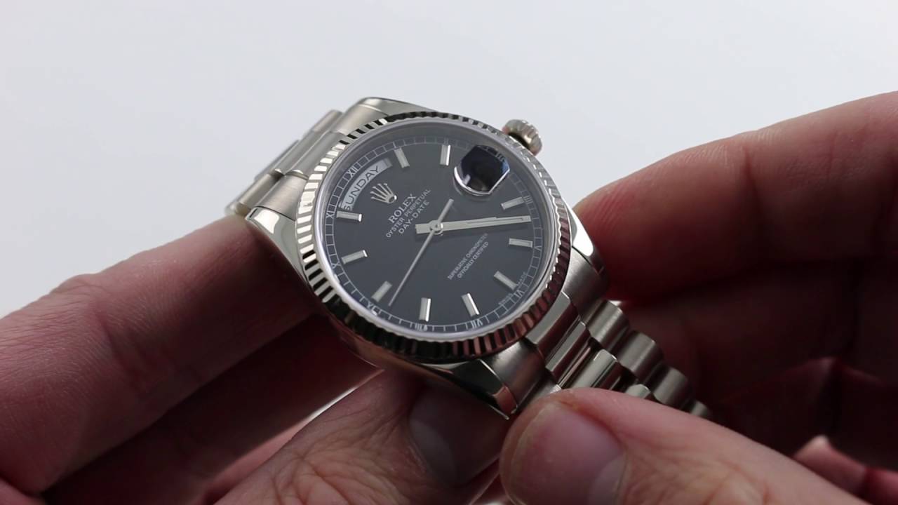 Обзор роскошных часов Rolex Oyster Perpetual Day-Date 118239