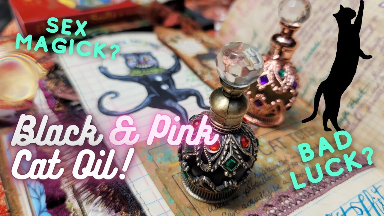 🌙 Witchy Wednesday🌙 Black AND Pink Cat Oil