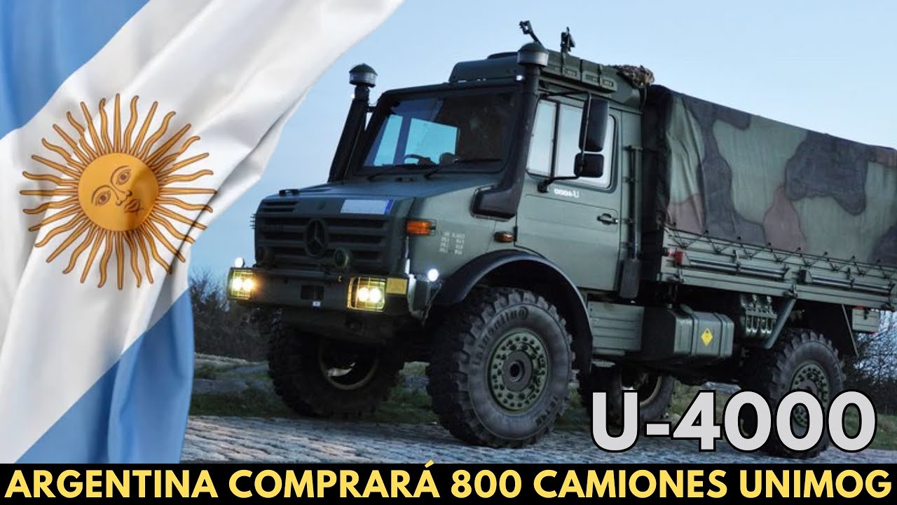 🇦🇷 El Ejercito comprará 800 camiones UNIMOG U4000