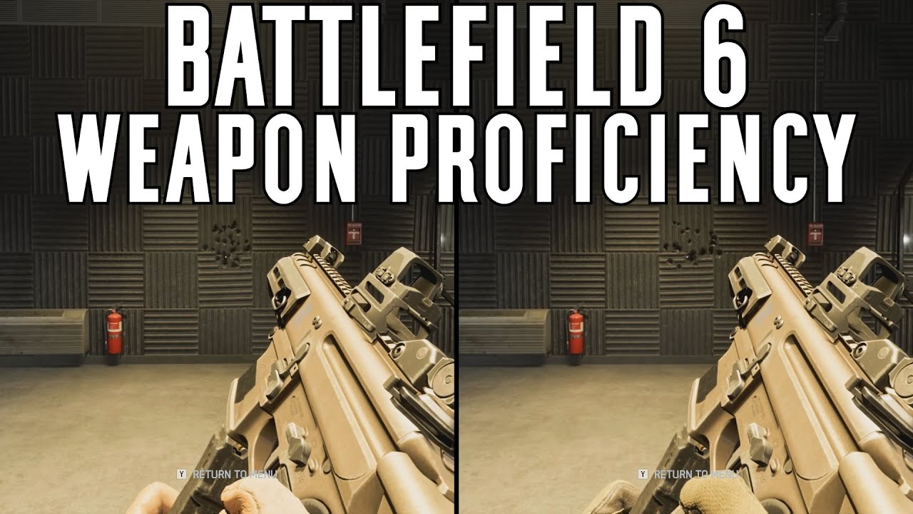 Battlefield 6 - Weapon Proficiency Comparison