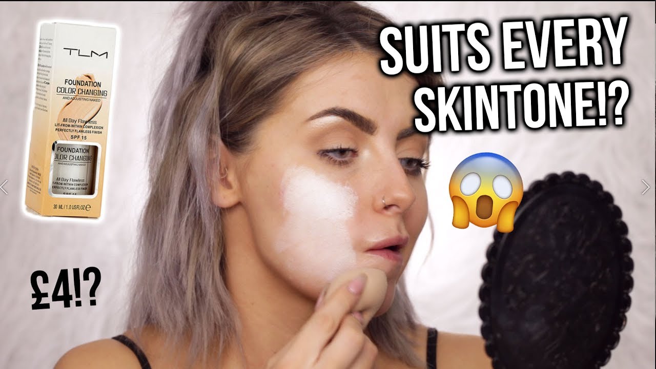 WTF!? MAGIC COLOUR CHANGING FOUNDATION!? FIRST IMPRESSIONS, REVIEW + 9 HOUR WEAR TEST!
