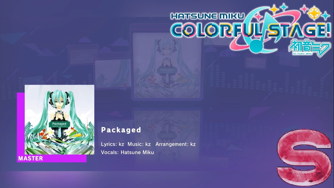 Hatsune Miku: Colorful Stage! - Packaged (Master / S-Rank, Full Combo)