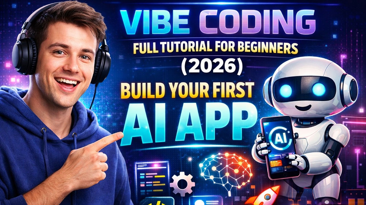 Vibe Coding Full Tutorial for Beginners (2026) – Build Your First AI App