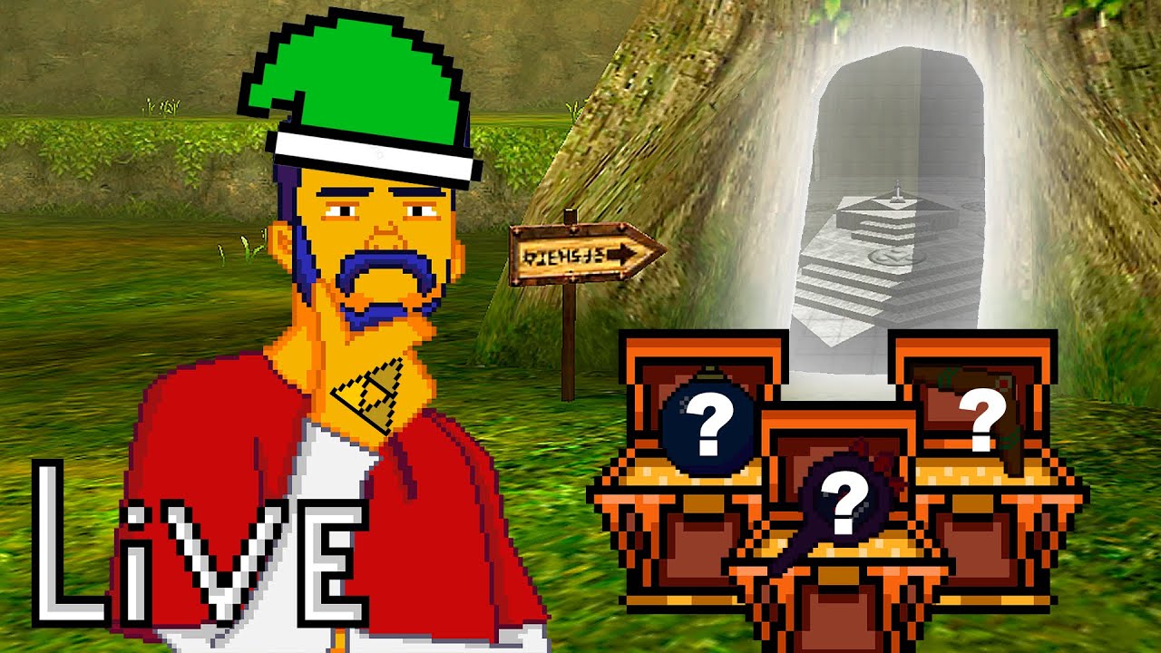 Usando GLITCHES Para VIRAR ADULTO - Ocarina of Time Randomize Ao Vivo