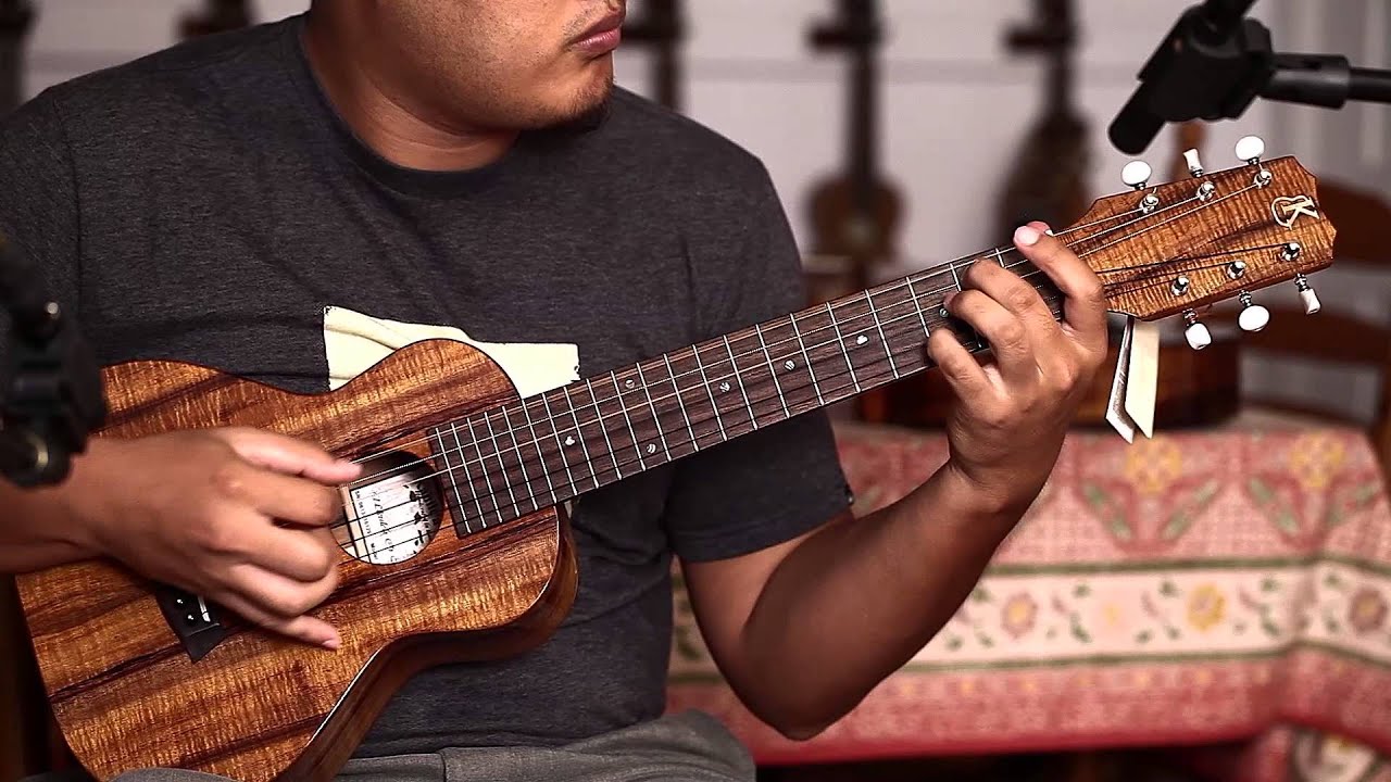 Kanile'a GL6P Guitarlele - Sound Sample by Corey Fujimoto