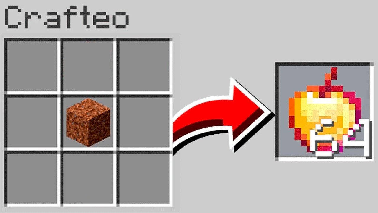 MINECRAFT pero puedo CRAFTEAR TODO con TIERRA