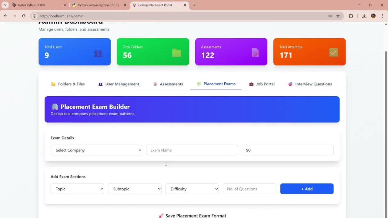 Placements protype video