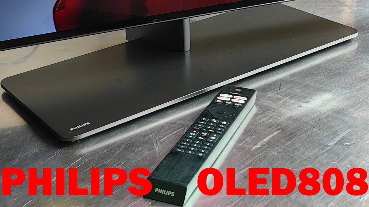 Philips 55OLED808 First Look with Google TV and all new Ambilight TV 2023