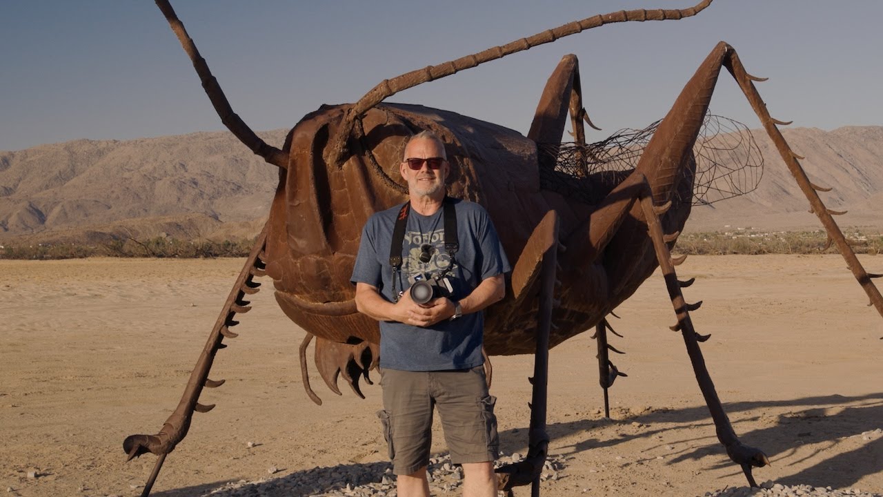 Panoramic 6x12 Linhof and Rolleiflex 2.8 Film Photography in Borrego Springs