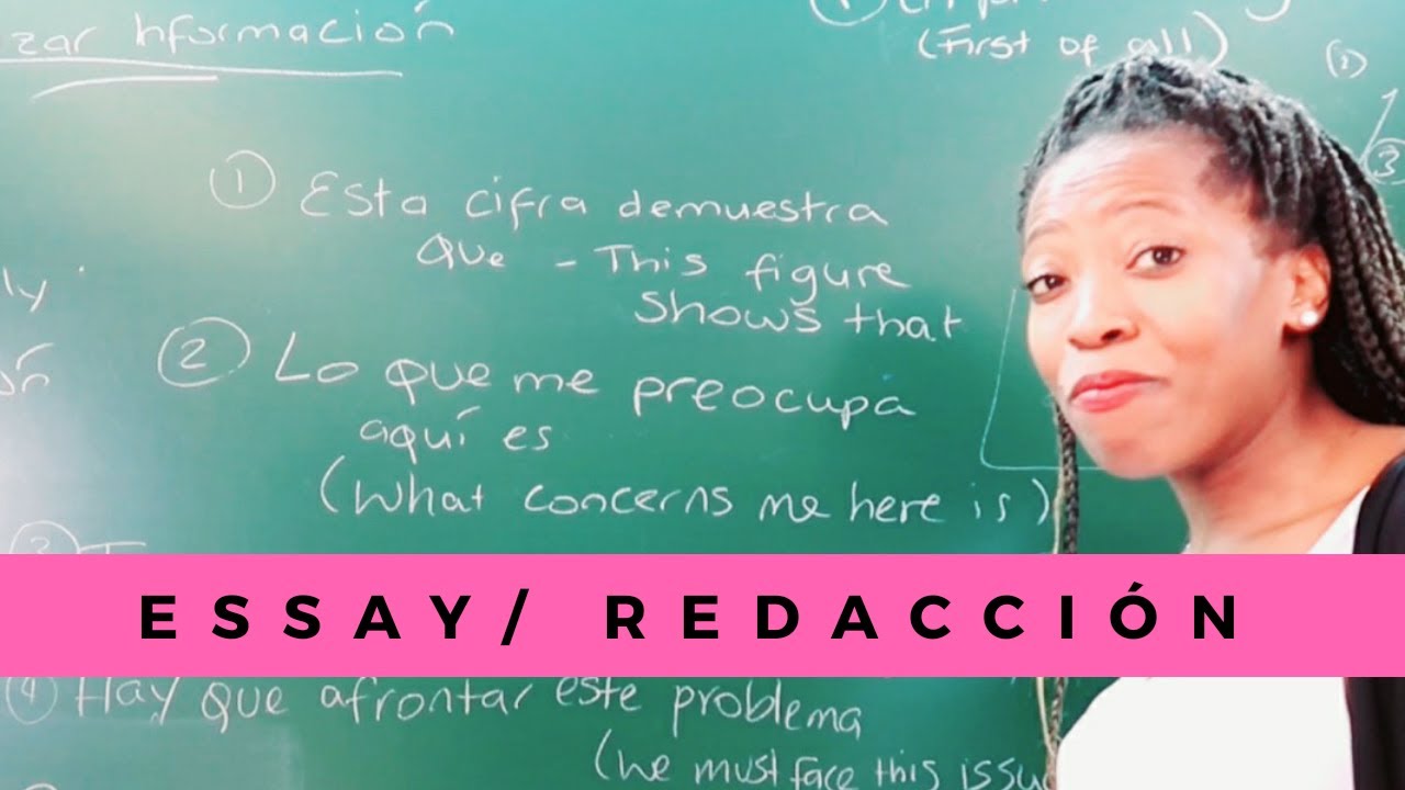 How to write an essay in Spanish: Escribir una redacción en español Essay structure As/A2 Spanish