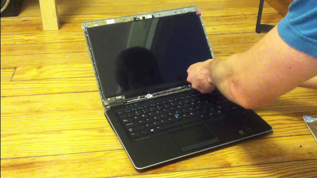 Dell Latitude E7440 laptop screen replacement / How to replace laptop screen