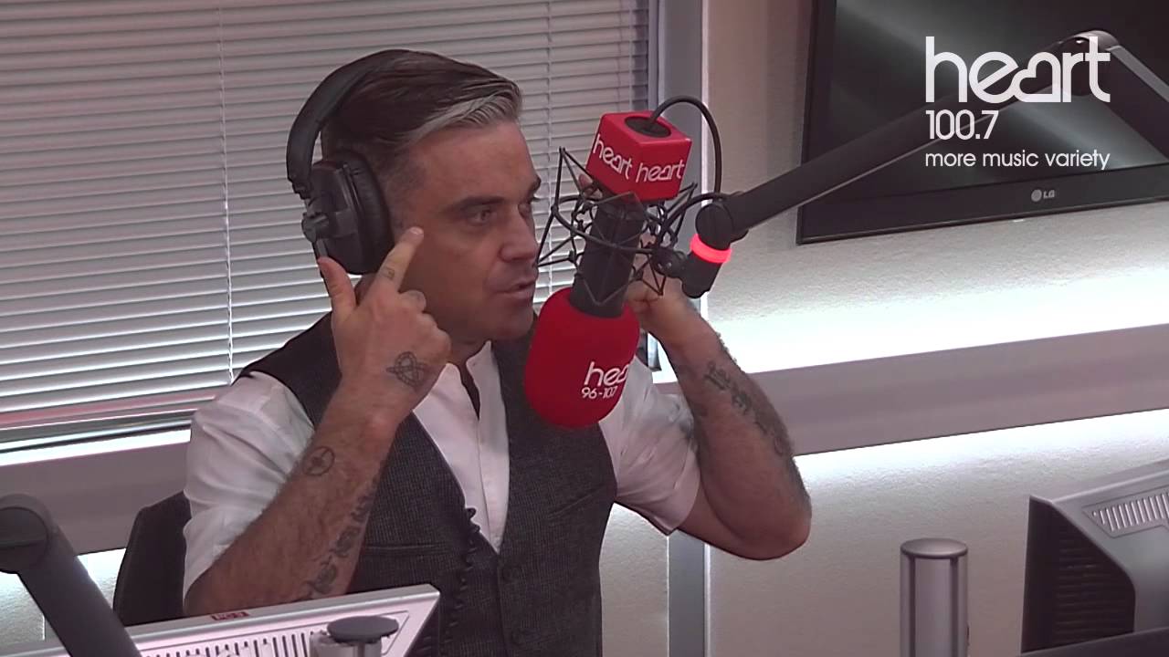 Heart Breakfast's Ed & Rachel Play A Game With Robbie Williams!