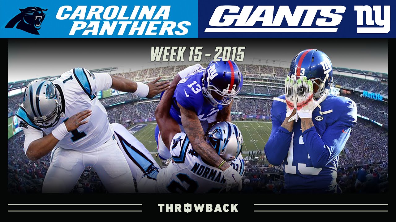The Odell & Norman BRAWL Game! (Panthers vs. Giants 2015, Week 15)