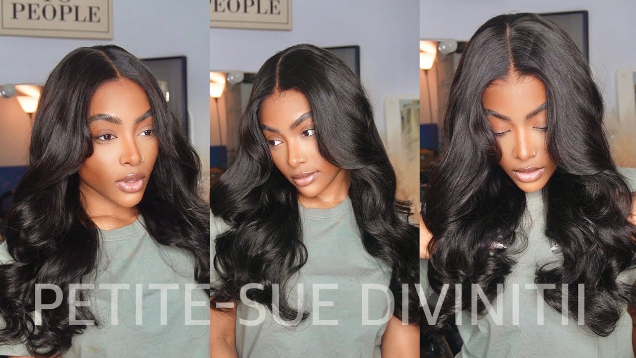 MOST REALISTIC HD LACE CLOSURE CURTAIN BANG GLUELESS WIG ft. OQ Hair| PETITE-SUE DIVINITII