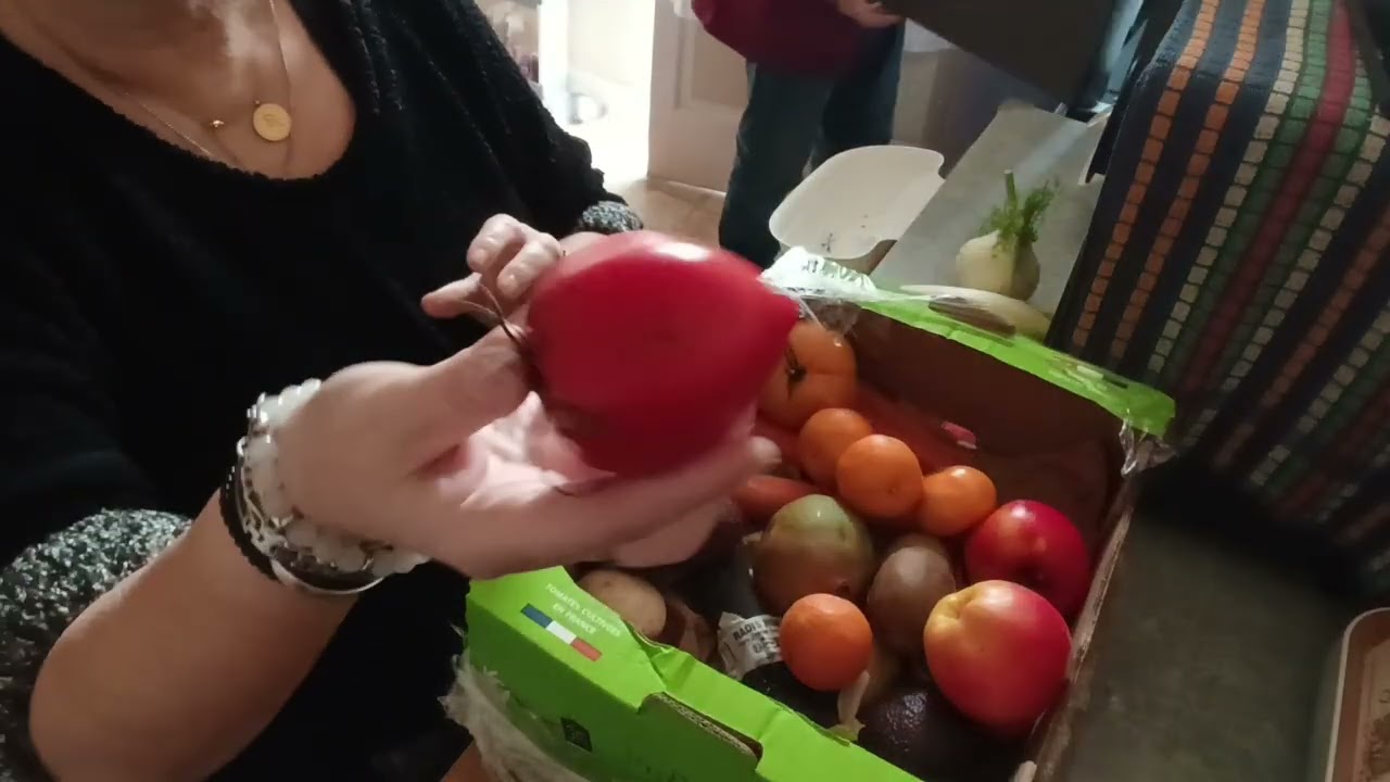 découverte du colis légumes #antigaspillage