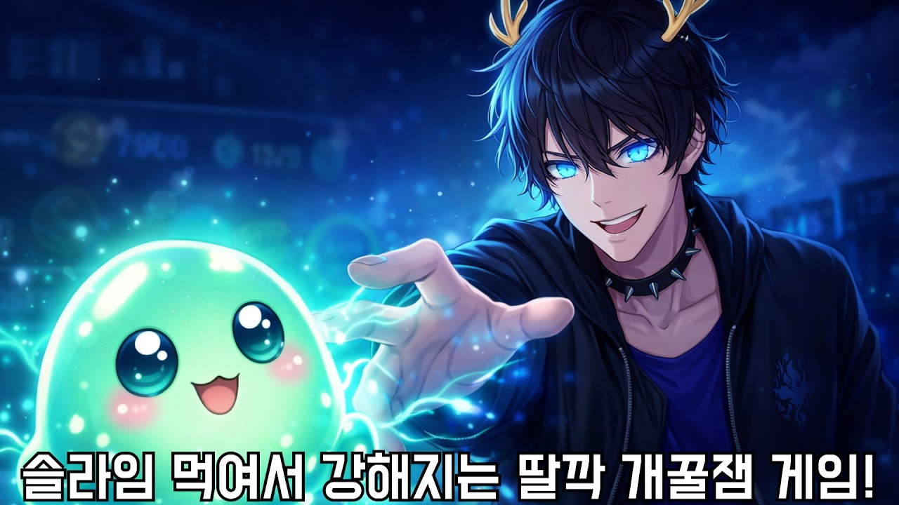 슬라임 먹여서 강해지는 딸깍 개꿀잼 아이들러!! (GLONK)