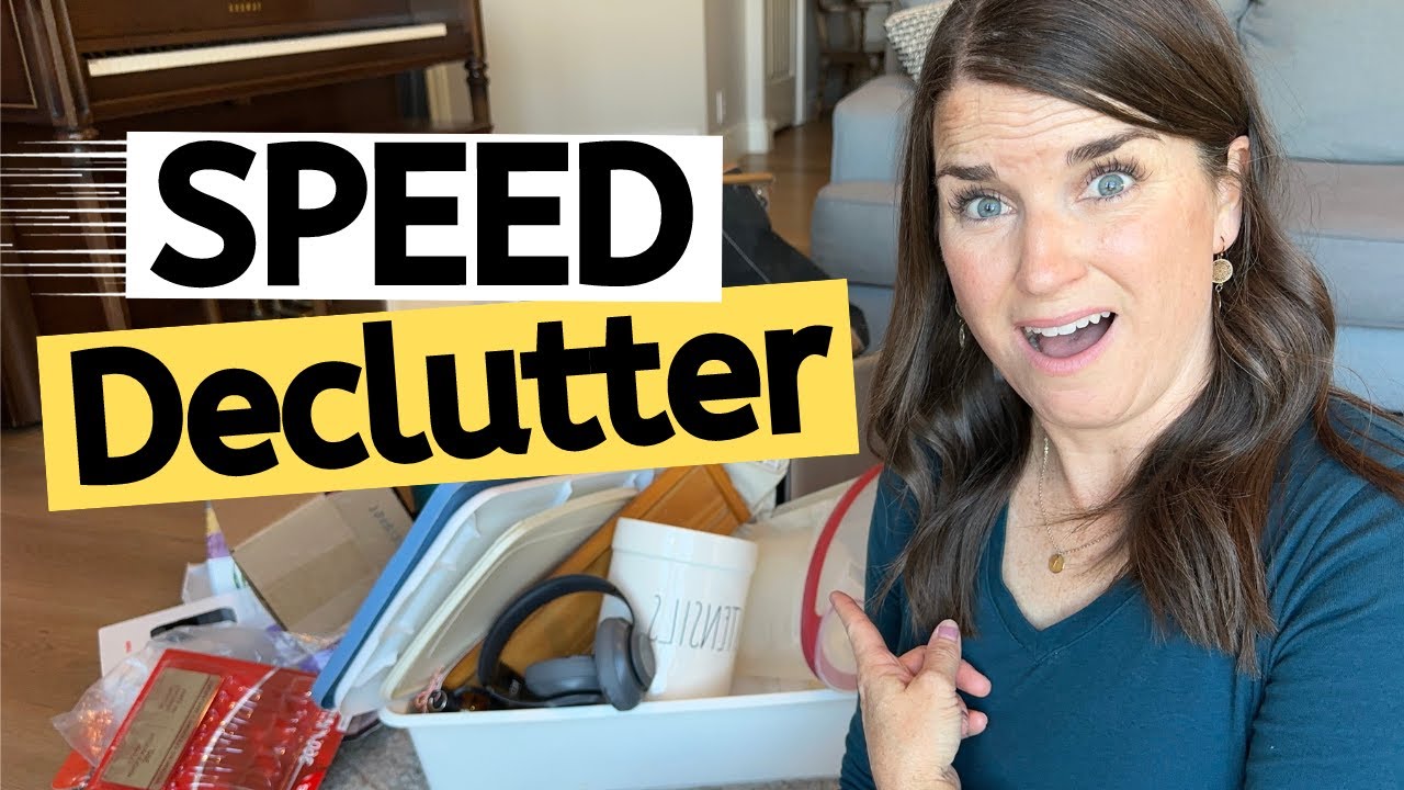 I Decluttered 200 Items in 30 Minutes! DECLUTTER with me