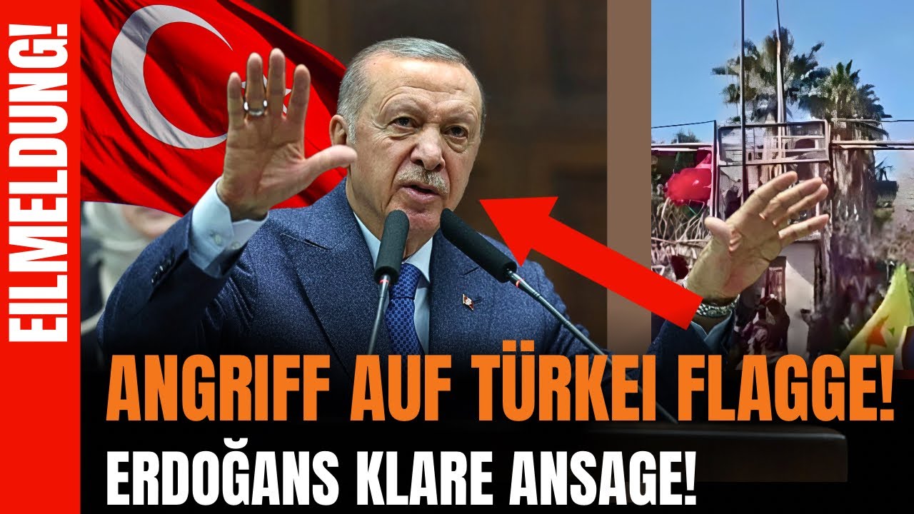 🚨UNFASSBAR!! Erdoğan rastet aus! Türkei droht YPG & SDF nach Flaggen-Angriff an der Syrien-Grenze!