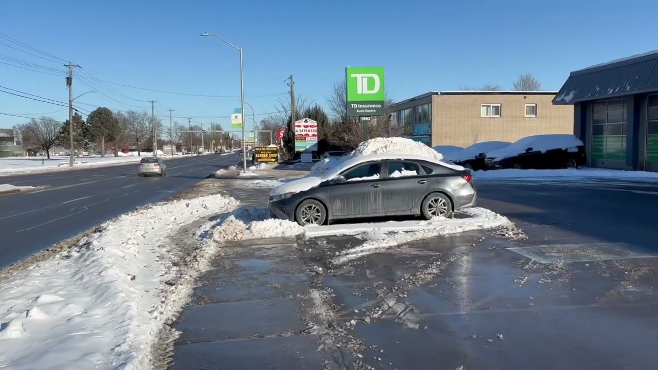 winter sidewalk cycling in #bellscorners