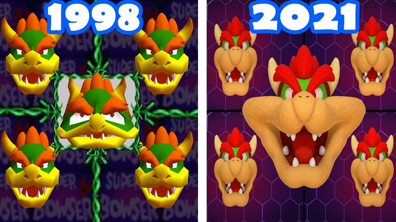 Mario Party Superstars vs Mario Party 1 - Donkey Kong vs Mario vs Yoshi vs Luigi (Compare Minigames)